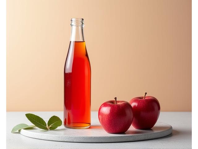 Botol jus cold-pressed organik Epal Merah Puras