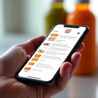 Pembaca QR Code untuk alat penilaian kesihatan