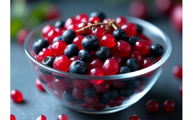 Salad buah 'Antioxidant Boost' kaya beri, anggur merah, dan delima